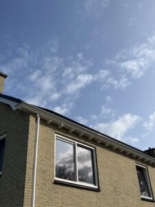 Renovatie houten dakgoot